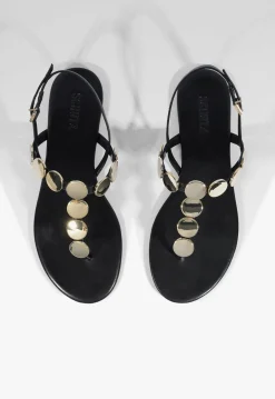 Schutz Acacia T Leather Sandal