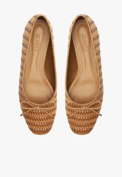 Schutz Arissa Straw Ballet Flat