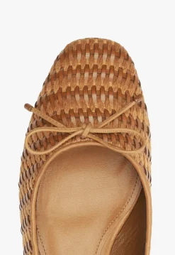 Schutz Arissa Straw Ballet Flat