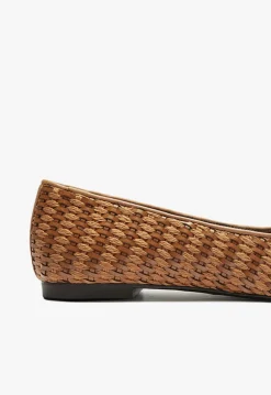 Schutz Arissa Straw Ballet Flat