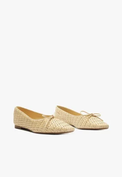 Schutz Arissa Straw Ballet Flat