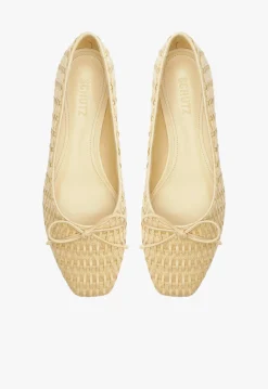 Schutz Arissa Straw Ballet Flat