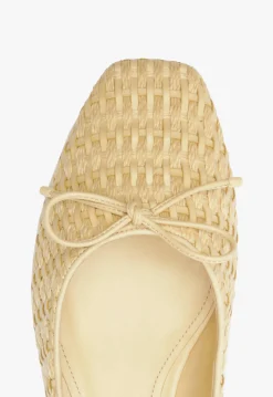 Schutz Arissa Straw Ballet Flat