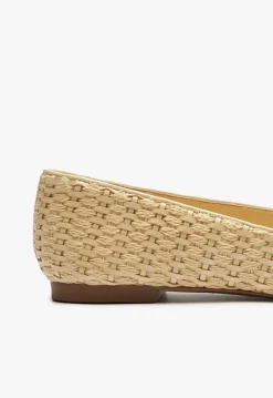 Schutz Arissa Straw Ballet Flat