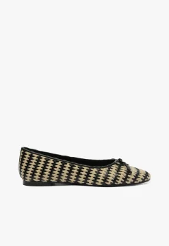 Schutz Arissa Straw Ballet Flat