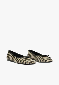 Schutz Arissa Straw Ballet Flat
