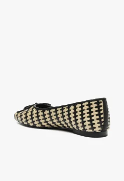 Schutz Arissa Straw Ballet Flat