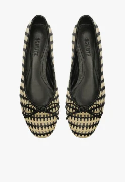 Schutz Arissa Straw Ballet Flat