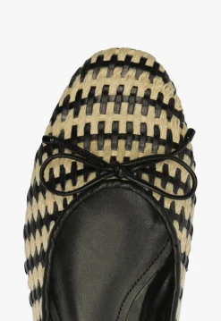 Schutz Arissa Straw Ballet Flat