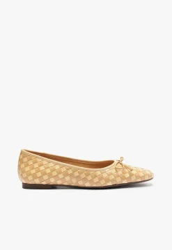 Schutz Arissa Woven Leather Flat