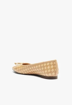 Schutz Arissa Woven Leather Flat