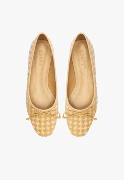 Schutz Arissa Woven Leather Flat