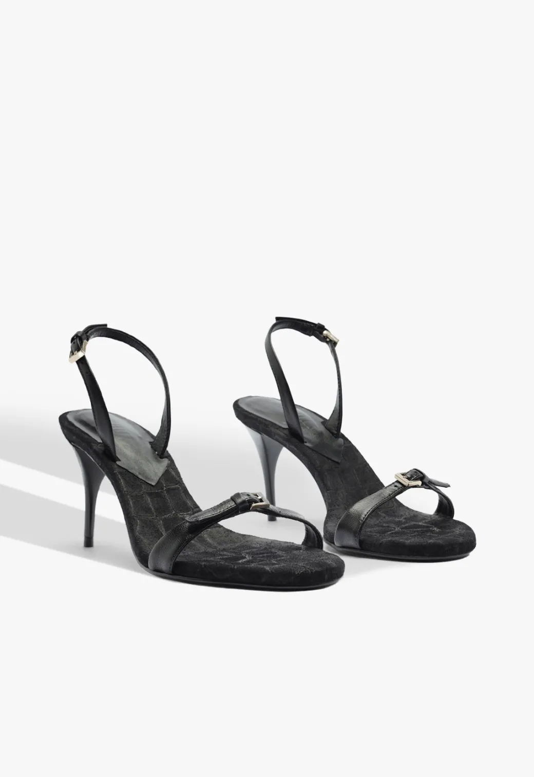 Schutz Aurora Sling Mid Leather Sandal