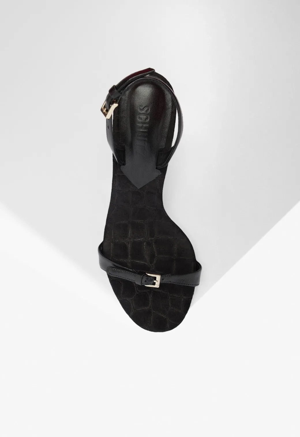 Schutz Aurora Sling Mid Leather Sandal