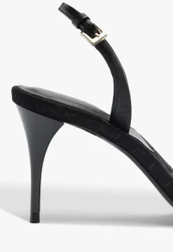 Schutz Aurora Sling Mid Leather Sandal