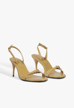 Schutz Aurora Sling Mid Leather Sandal