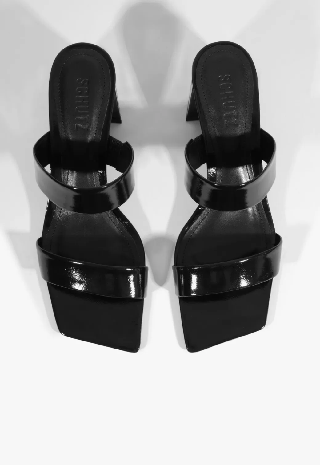 Schutz Chantal Mid Patent Sandal