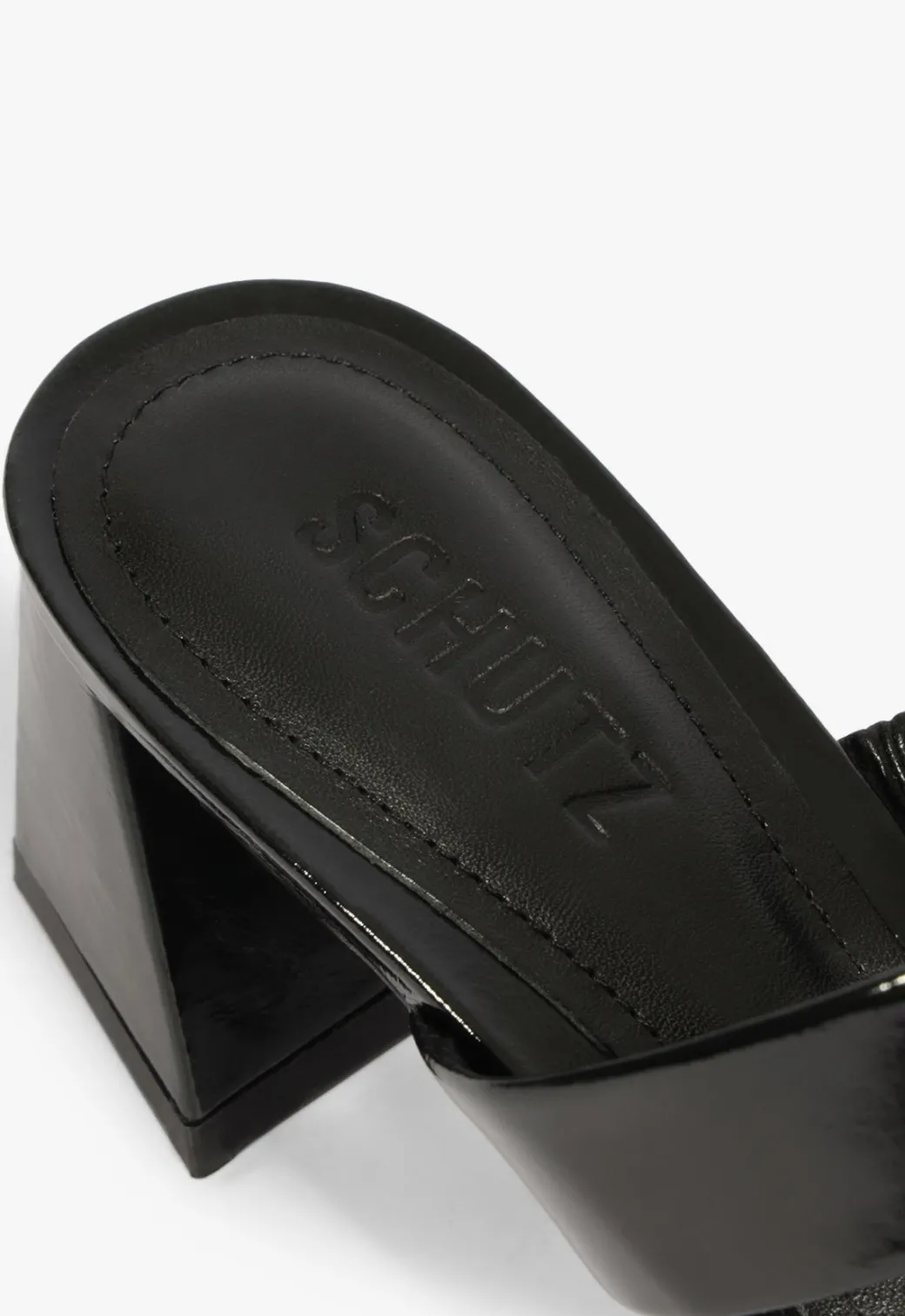 Schutz Chantal Mid Patent Sandal