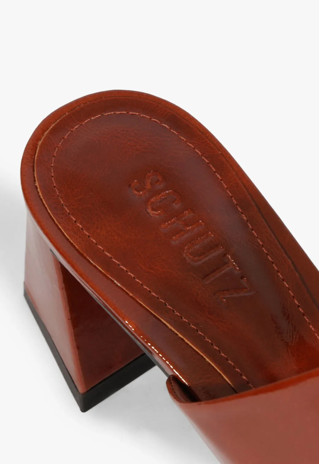 Schutz Chantal Mid Patent Sandal