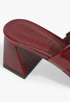 Schutz Chantal Mid Patent Sandal