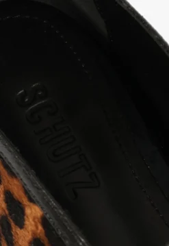 Schutz Courtney Buckle Hair Calf Flat