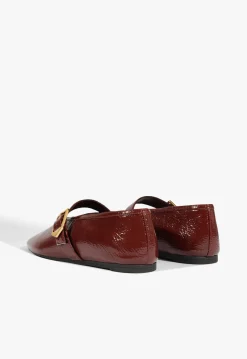 Schutz Courtney Buckle Patent Flat