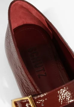 Schutz Courtney Buckle Patent Flat