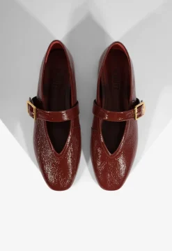 Schutz Courtney Buckle Patent Flat