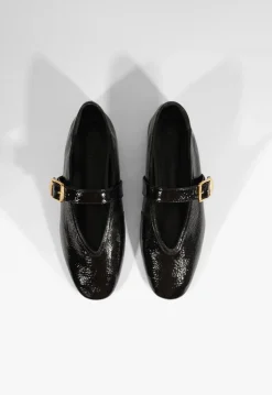 Schutz Courtney Buckle Patent Flat