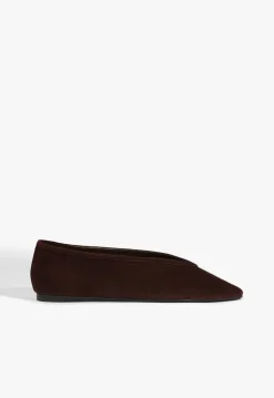 Schutz Courtney Suede Flat