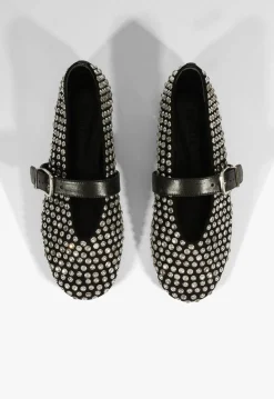 Schutz Eiza Glam Suede Flat