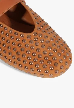 Schutz Eiza Shine Suede Flat