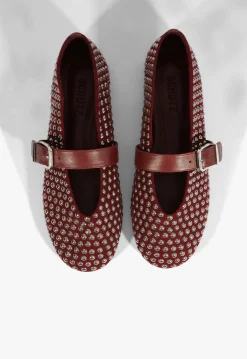 Schutz Eiza Shine Suede Flat