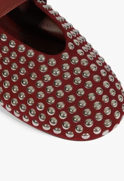 Schutz Eiza Shine Suede Flat