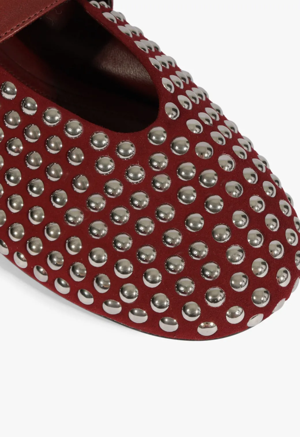 Schutz Eiza Shine Suede Flat