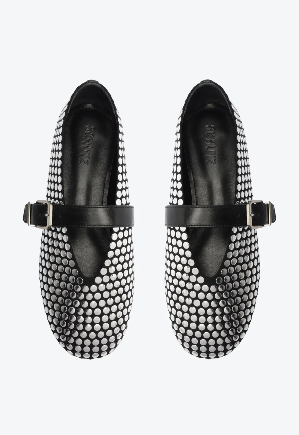 Schutz Eiza Studs Ballet Flat