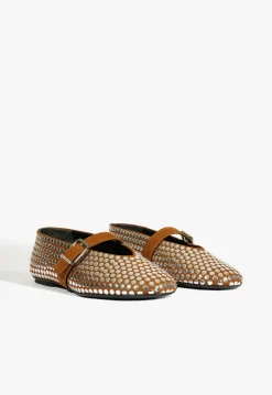 Schutz Eiza Studs Ballet Flat