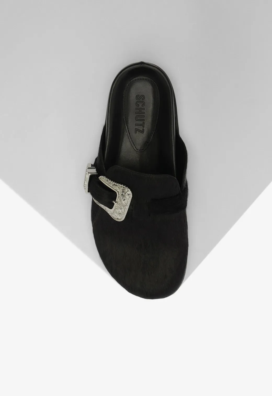 Schutz Grace Calf Hair Clog