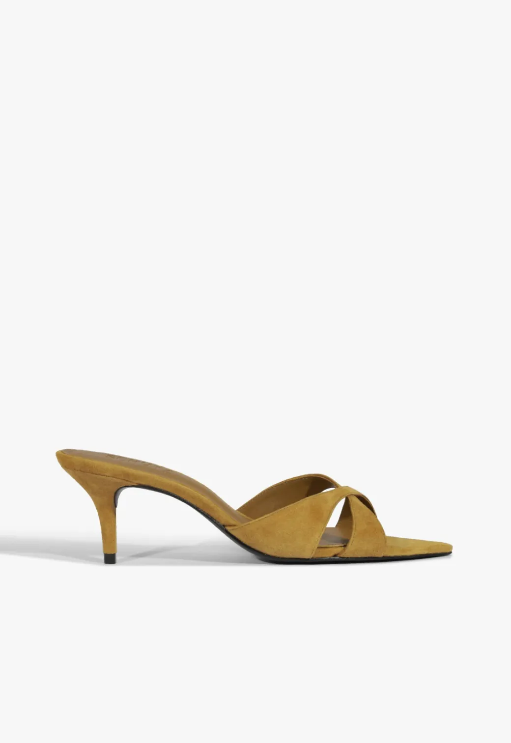 Schutz Hilda Leaf Mule Suede Sandal