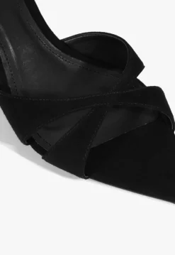 Schutz Hilda Leaf Mule Suede Sandal