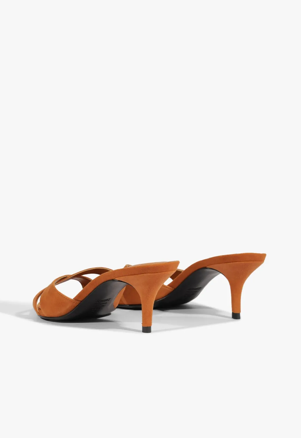 Schutz Hilda Leaf Mule Suede Sandal