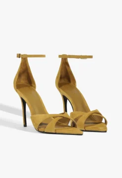 Schutz Hilda Leaf Suede Sandal