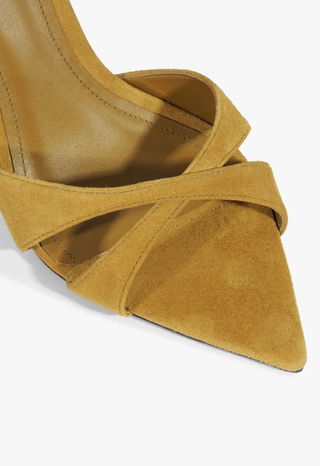 Schutz Hilda Leaf Suede Sandal