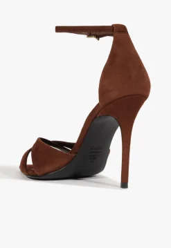 Schutz Hilda Leaf Suede Sandal