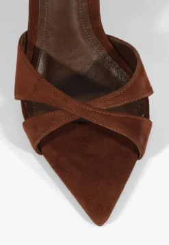 Schutz Hilda Leaf Suede Sandal