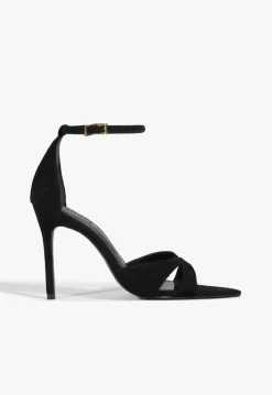 Schutz Hilda Leaf Suede Sandal