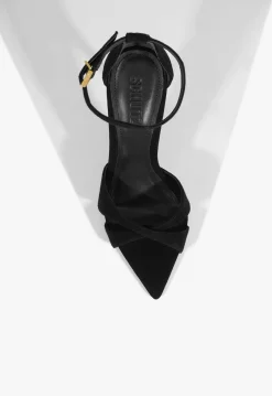 Schutz Hilda Leaf Suede Sandal