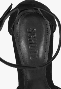 Schutz Hilda Leaf Suede Sandal