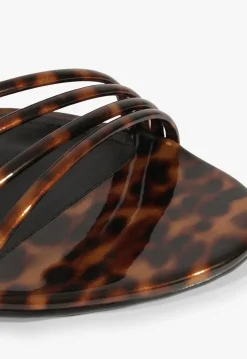 Schutz Inez Leather Flat Sandal