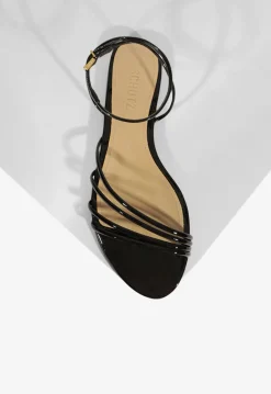 Schutz Inez Leather Flat Sandal